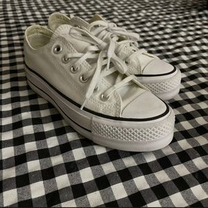 Platform converse size 5 worn once
